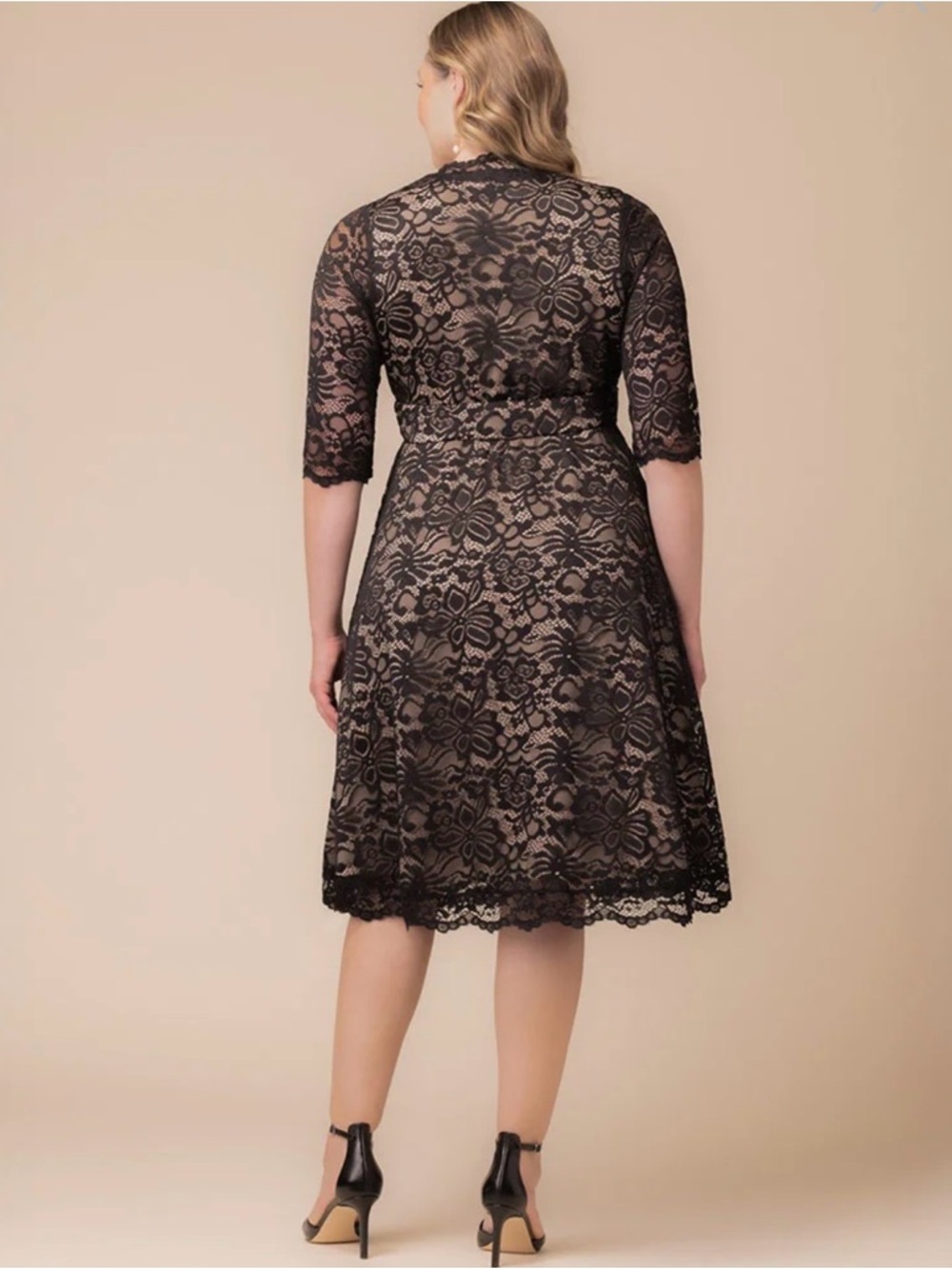 *NEW* Sz 2X (18-20) Mademoiselle Lace Cocktail Dress - Picture 2 of 9
